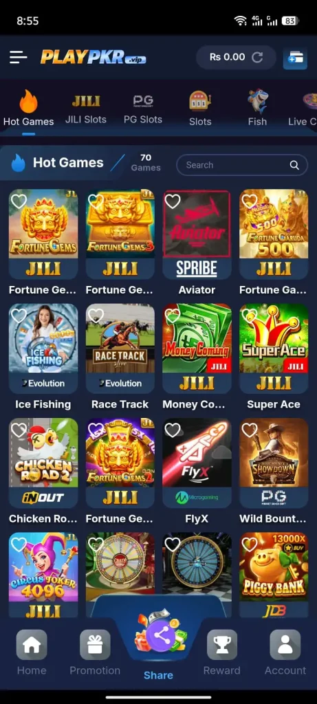 PKRPLAY Games